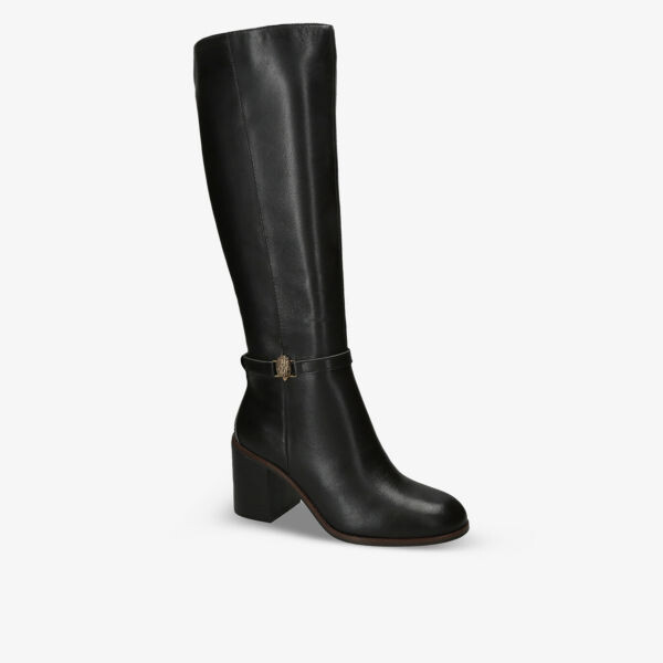 Кожаные ботинки до колена Shoreditch с орлом и декором Kurt Geiger London, черный — фото 2