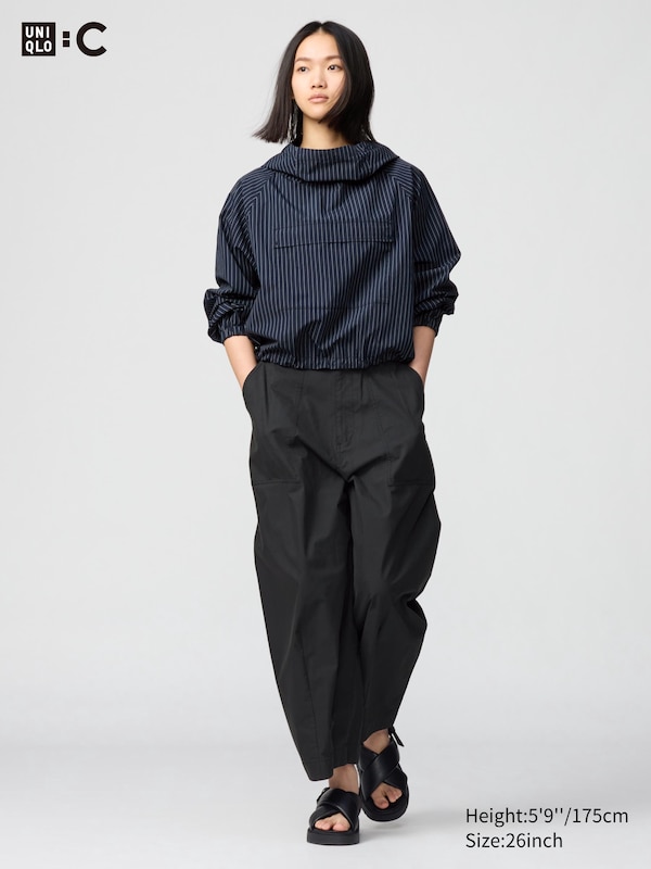 

Широкие брюки-баллоны Uniqlo, черный