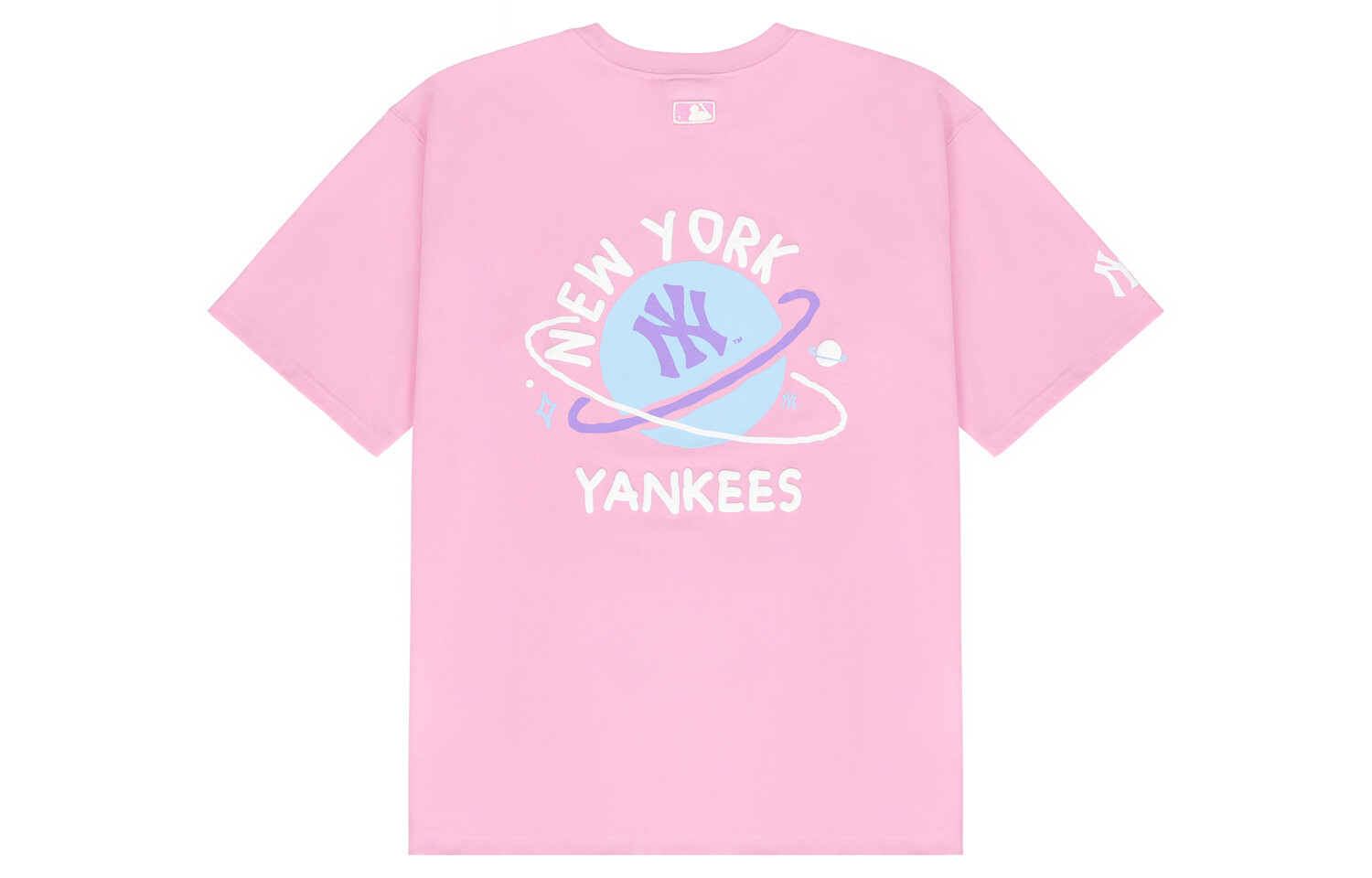 

Футболка унисекс розовая Mlb, розовый