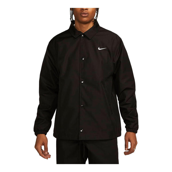 

Куртка Nike Authentics Lined Coaches Jacket 'Black', черный