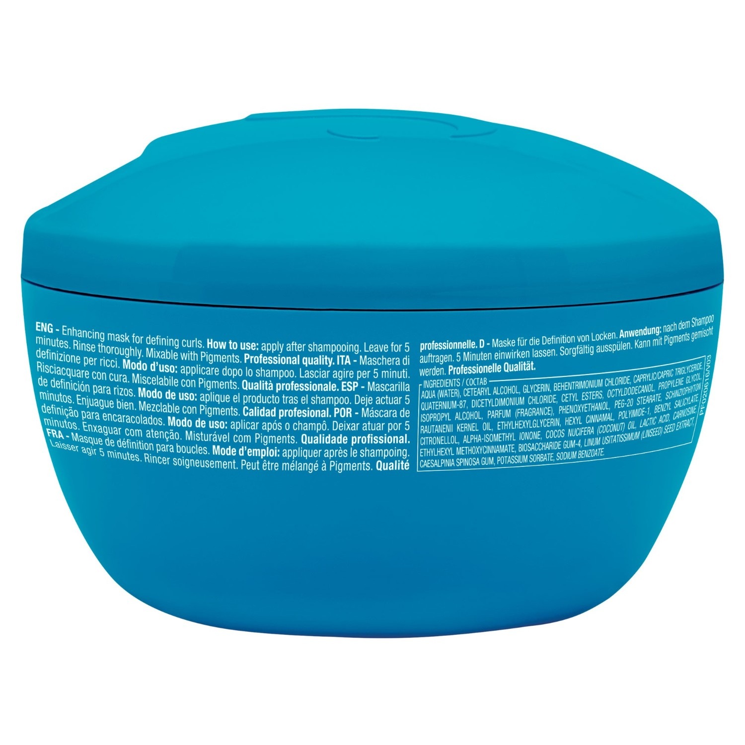 Бальзам для волос semi di lino curls enhancing mask Alfaparf Milano, объем 200 мл — фото 2