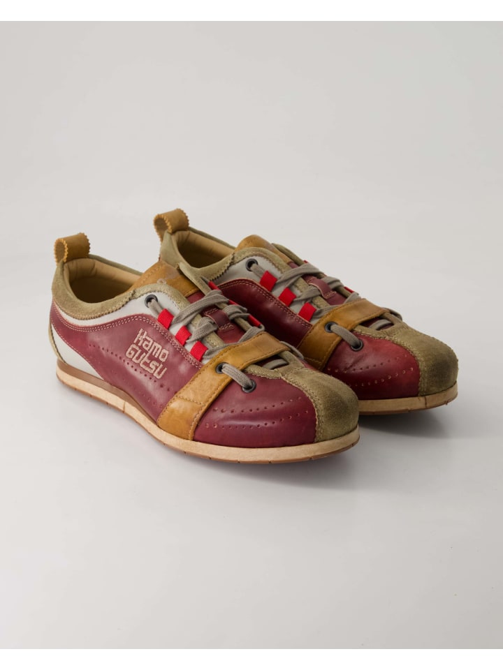 

Kamo-Gutsu Классические туфли на шнуровке красного цвета