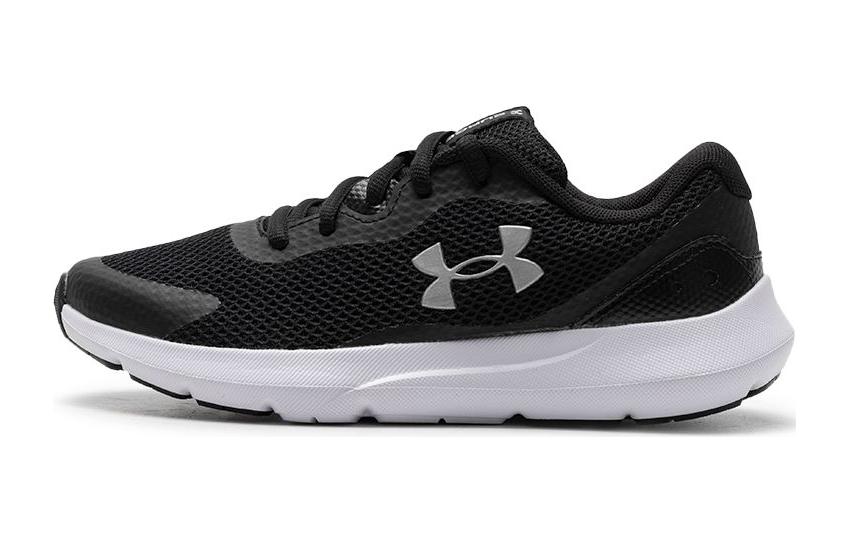 

Кроссовки детские Surge 3 GS Low-top черные/белые Under Armour, черный/белый