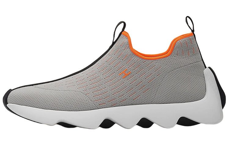 HERMES Eclair Lifestyle Shoes Men Low-top Gray