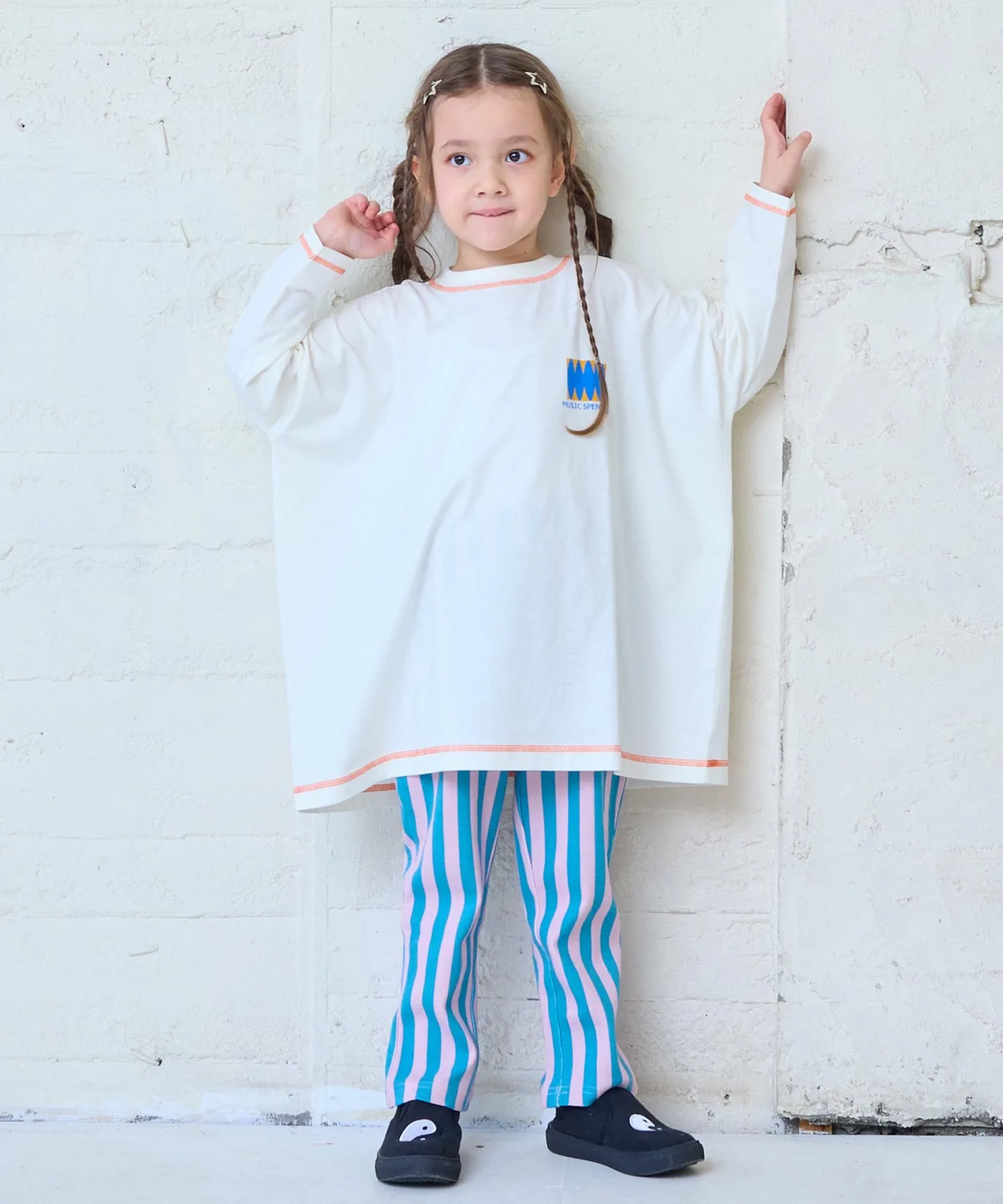 Хлопок из США, футболка Zengo Print Big Long Tee с принтом, большой размер. Life Support Products, white — фото 2