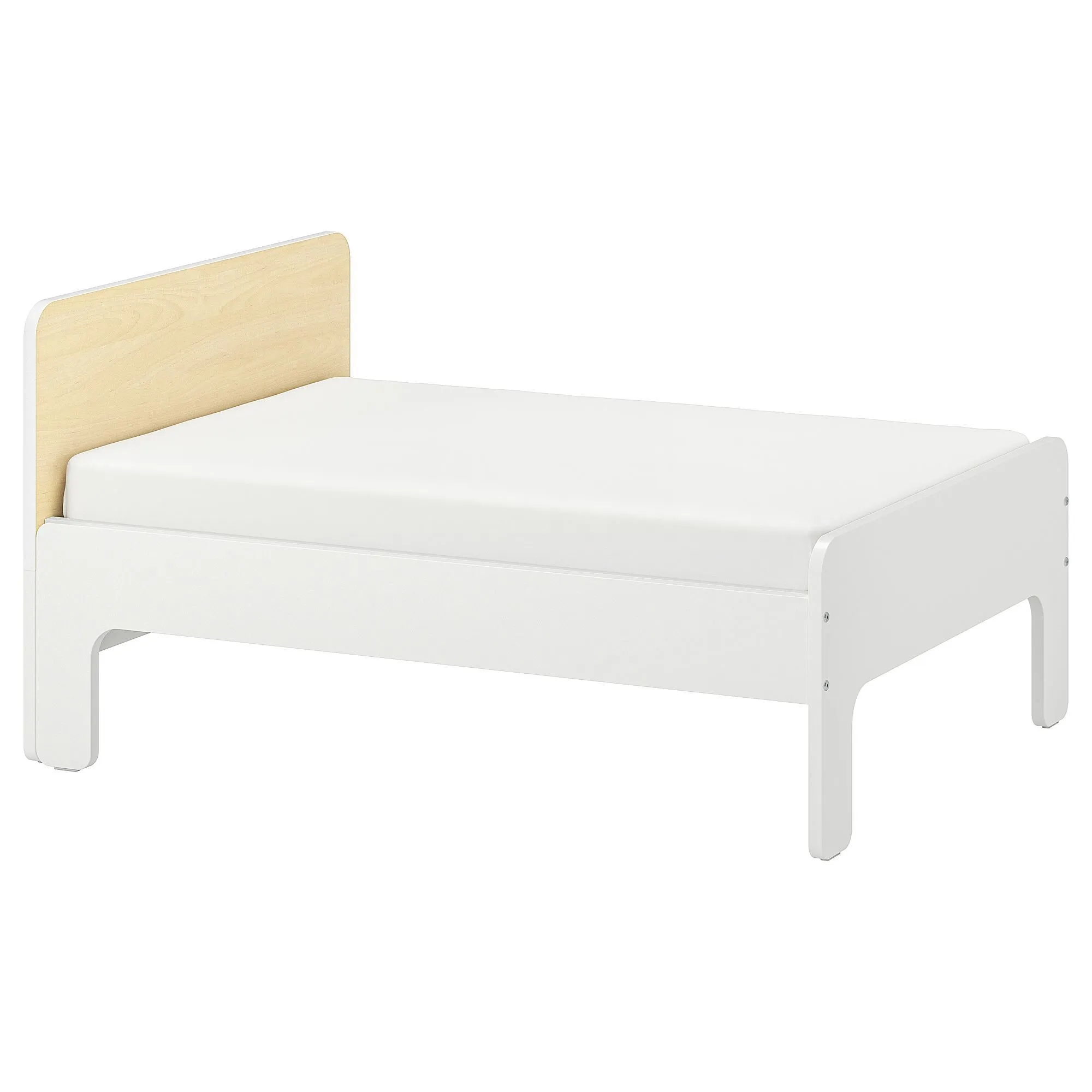 

Раздвижная кровать, белый/берёза, 80х200 см, SLÄKT/LURÖY IKEA