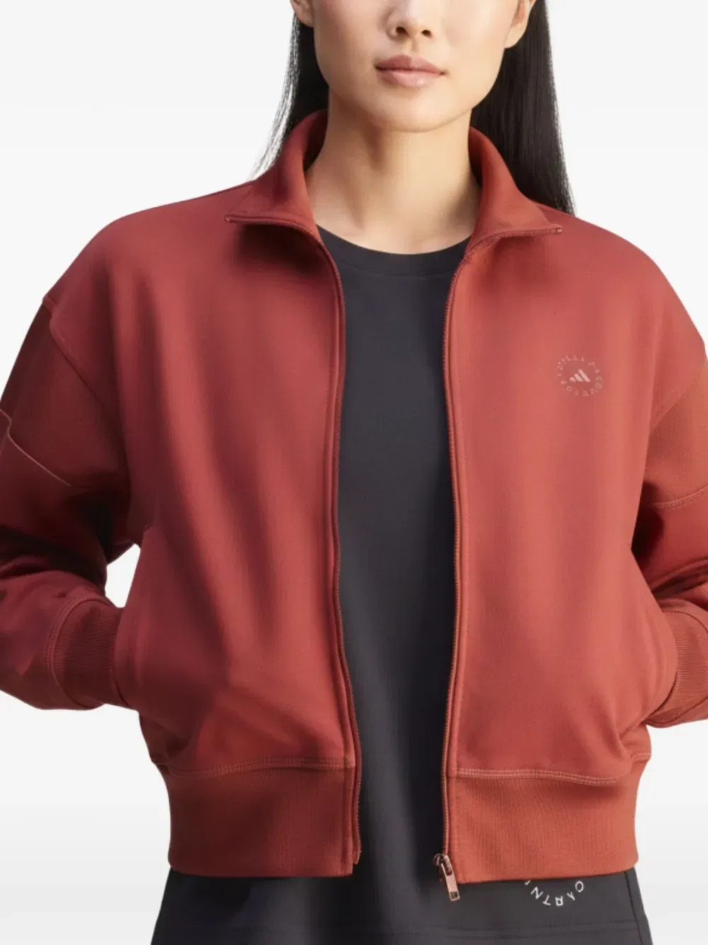 Куртка на молнии X Стелла Маккартни Adidas, оранжевый — фото 2