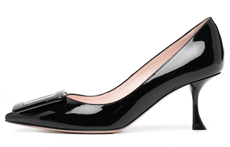 Туфли Viv' In The City на тонком каблуке, высота 6,5 см, женские, черные Roger Vivier, Original Shoe Box Included