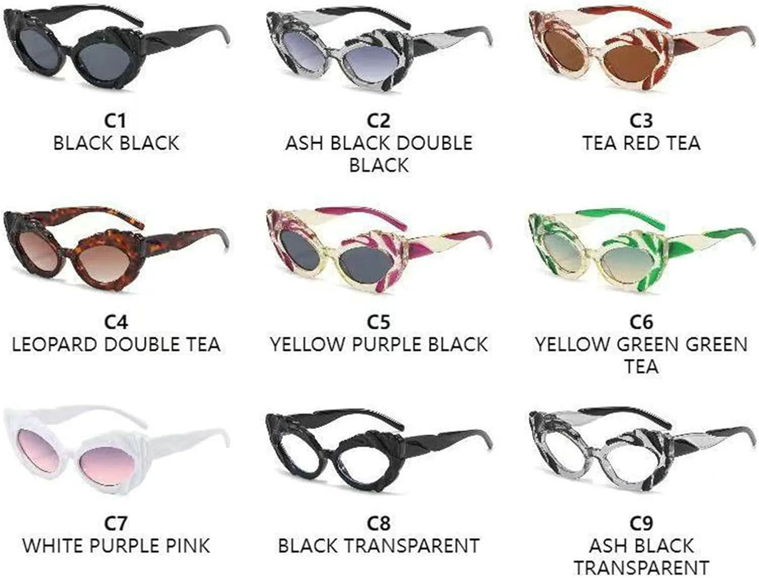 

Солнцезащитные очки Willochra «кошачий глаз» для женщин, модные очки 2025 года для путешествий, роскошные, необычного дизайна, для активного отдыха на природе, C2