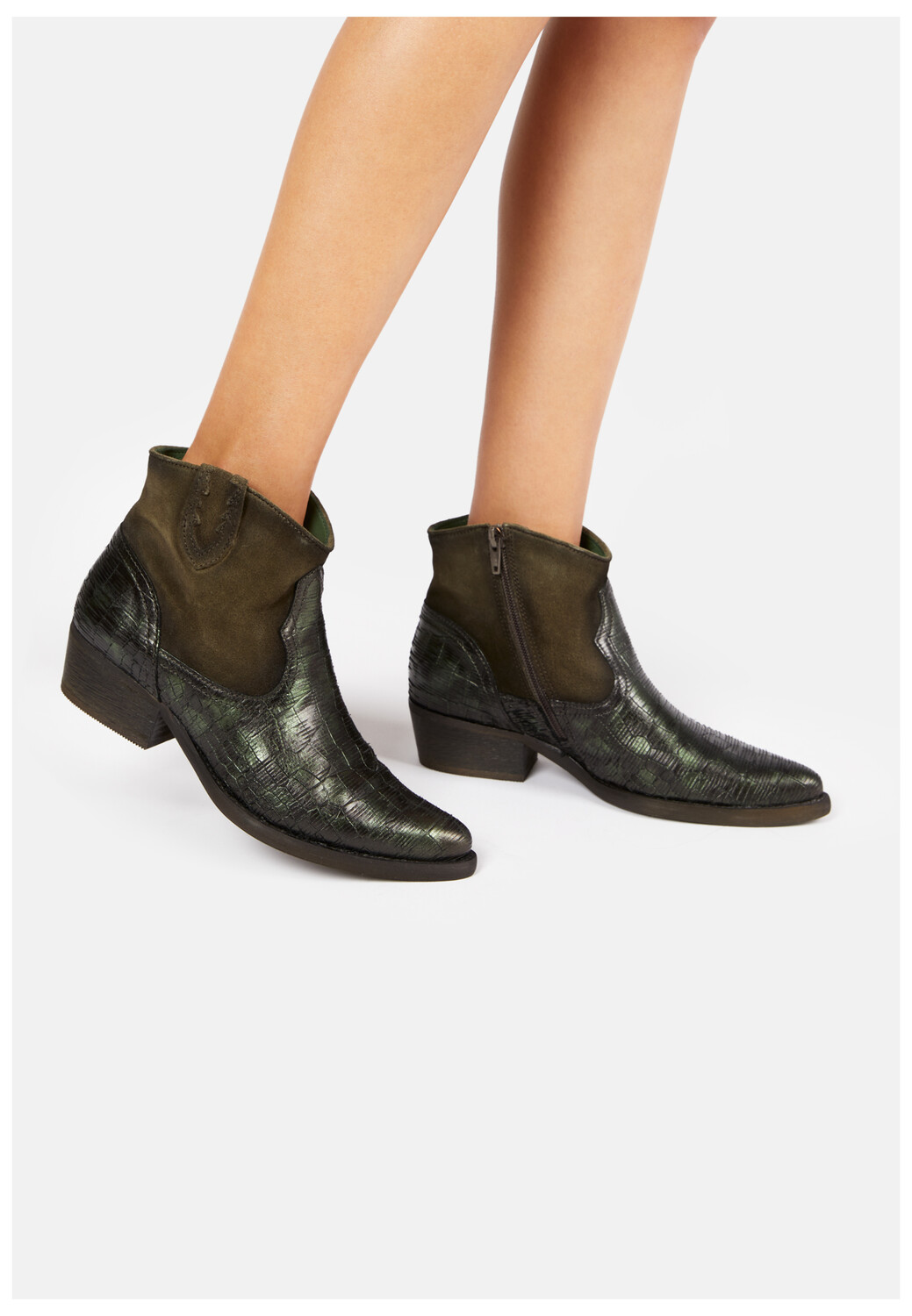 

Ботинки Felmini Stiefelette, зеленый