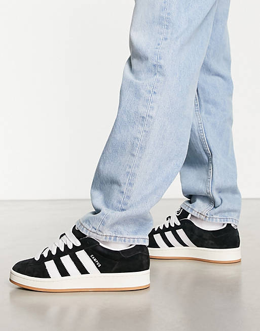 Кеды мужские Adidas Originals Campus 00's на резиновой подошве, черный