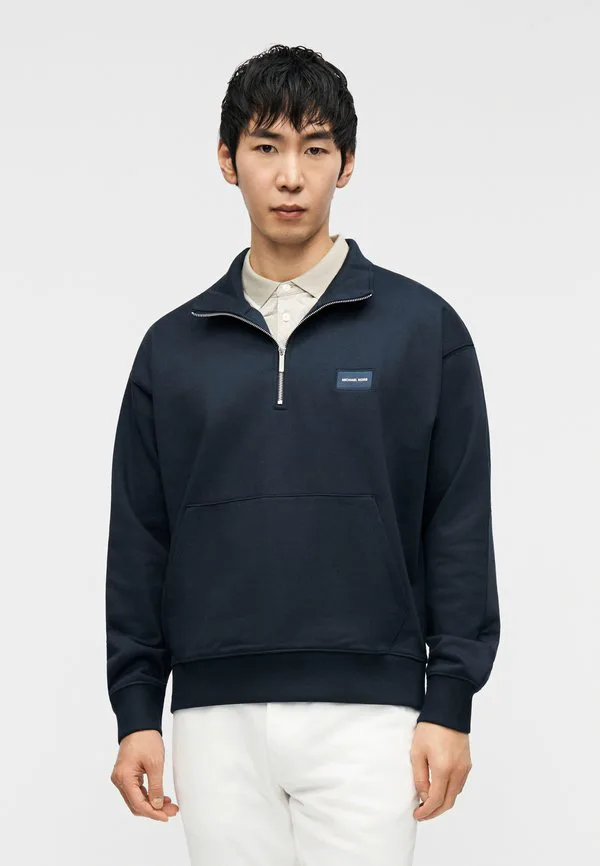 

Толстовка с воротником-стойкой и нашивками Michael Kors, Midnight, Синий, Толстовка с воротником-стойкой и нашивками Michael Kors, Midnight