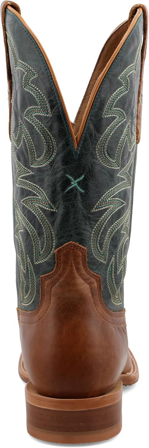 Ковбойские сапоги Twisted X Men's 12 Rancher Western, бирюзовый/бронзовый — фото 3