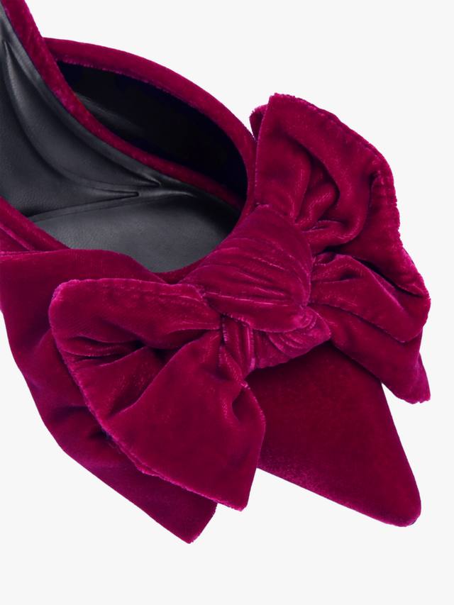 София боу мюлы на каблуке с заостренным носком KG Kurt Geiger, Pink — фото 4
