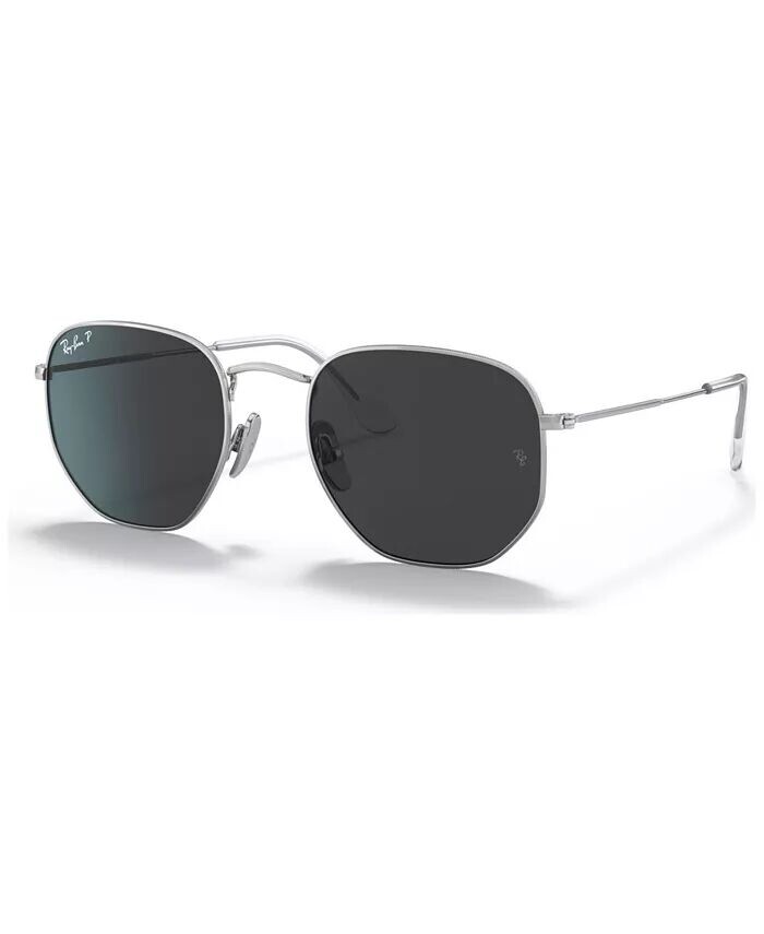 

Солнцезащитные очки унисекс из титана с поляризацией Ray-Ban, серебряный