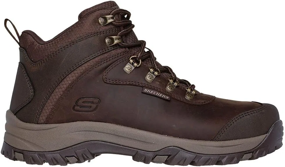 Мужские ботильоны Skechers, Cocoa Leather Synthetic