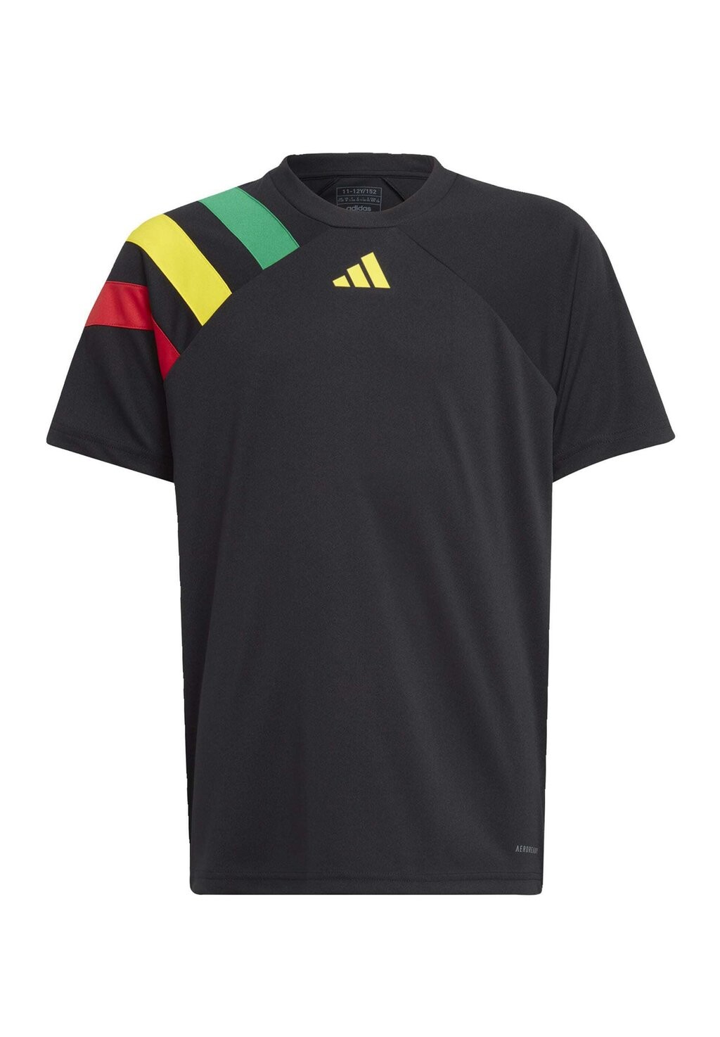 Футболка с принтом Fortore 23 Adidas, цвет black team green team yellow team collegiate red — фото 3