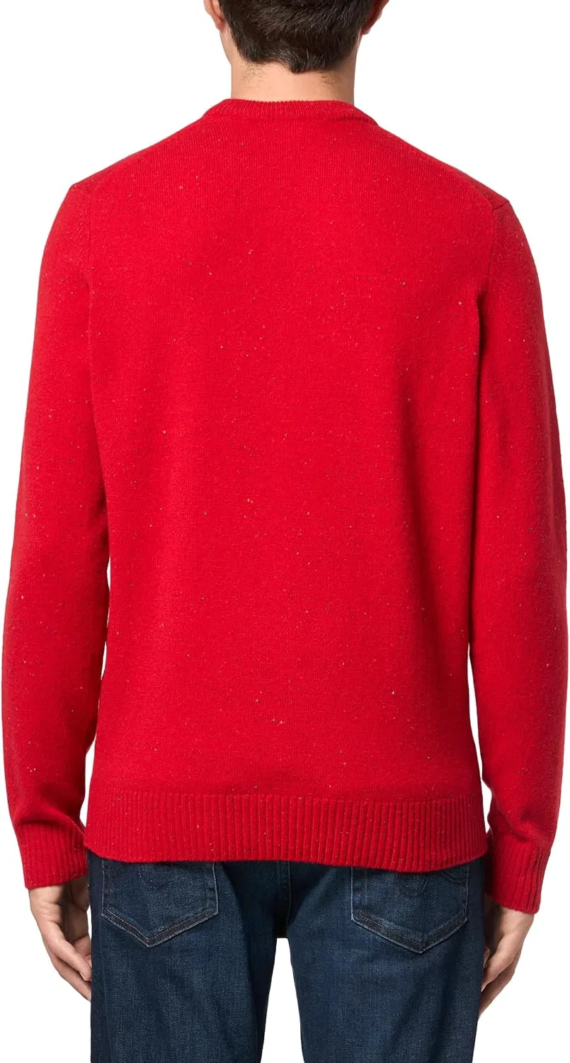 Свитер Lacoste мужской Regular Fit из шерстяного джерси в крапинку, красный — фото 2