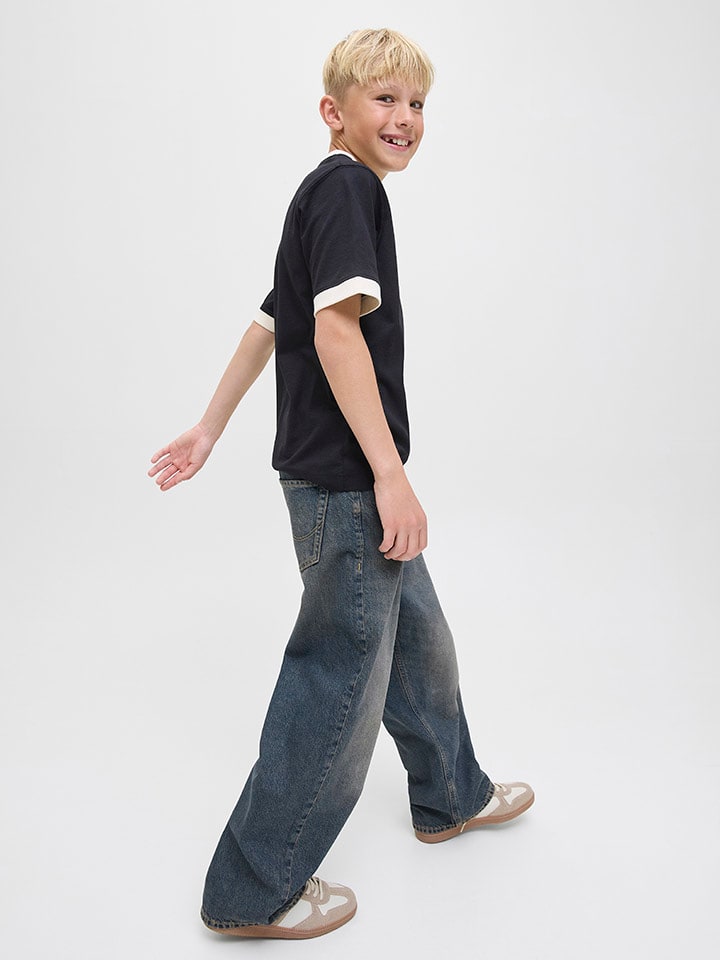 JACK & JONES Junior Джинсы «Рон» - удобный крой - синего цвета — фото 3