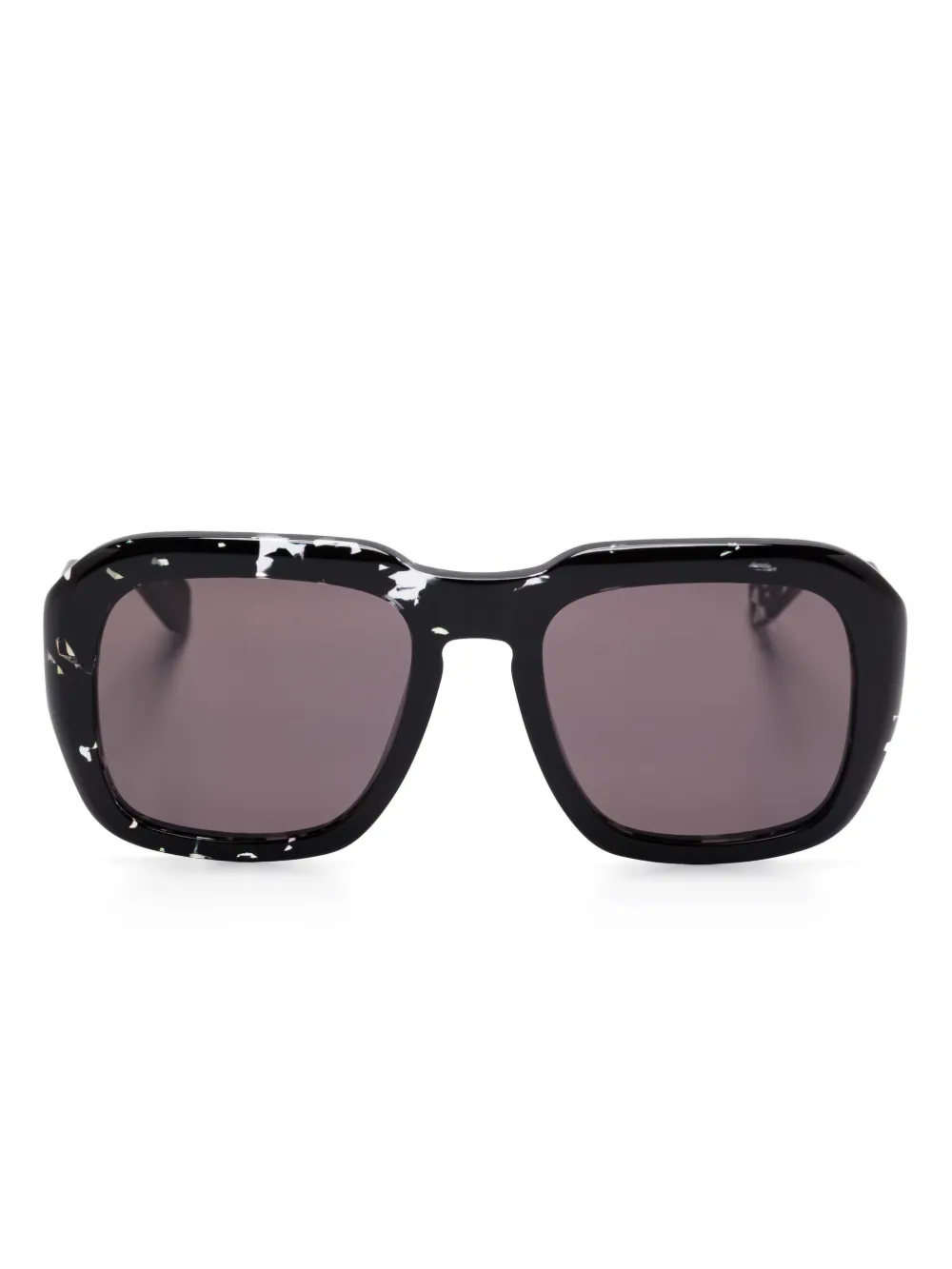 

Солнцезащитные очки в массивной оправе Chloé Eyewear, черный
