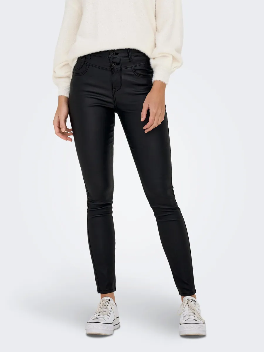 

Only джинсы скинни "ONLCHRISSY HW SKINNY COAT ANK BB PIM2600", черный