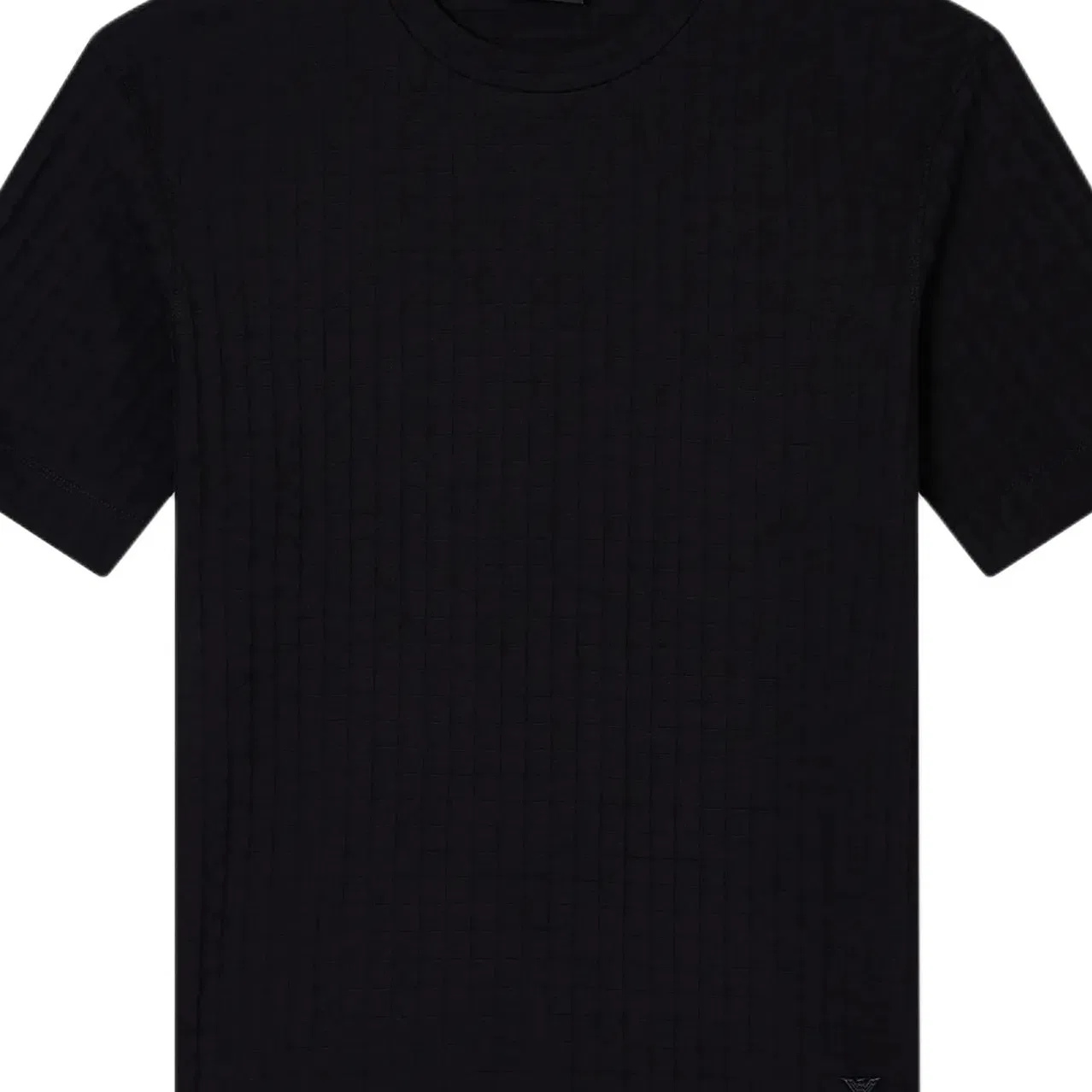 Футболка текстурированная EMPORIO ARMANI, Black — фото 3