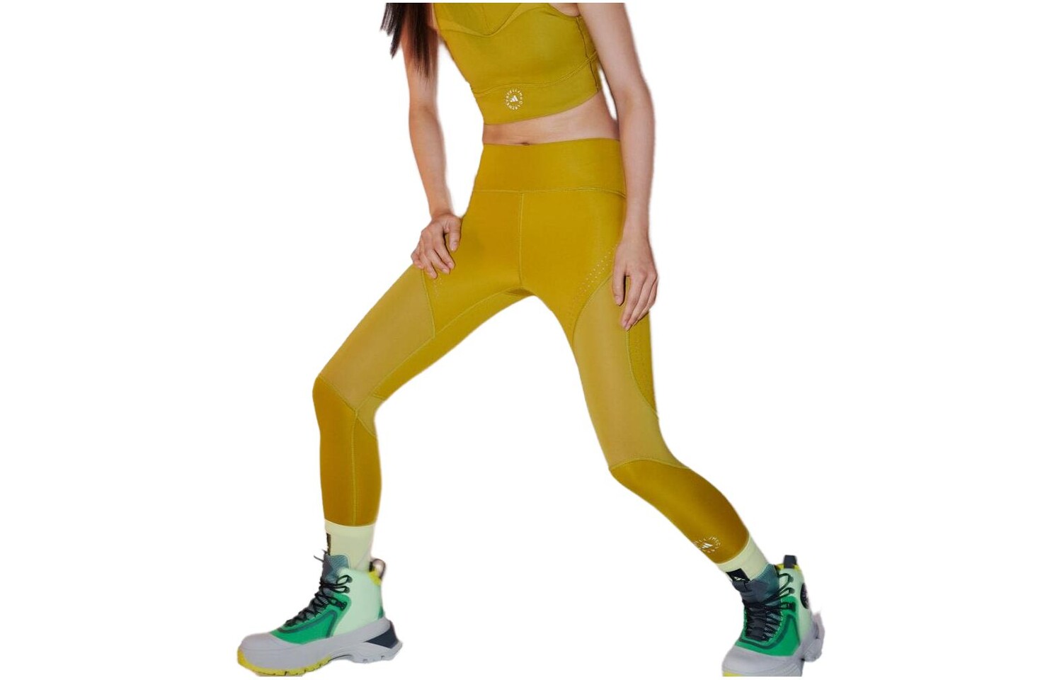 

Stella Mccartney X Леггинсы женские желтые Adidas
