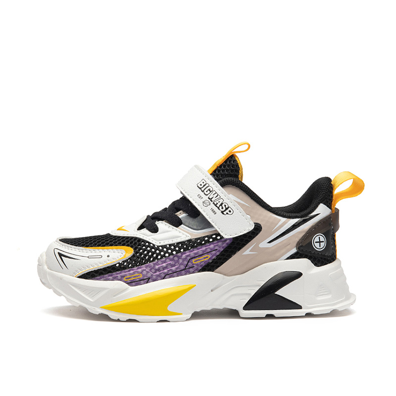 

Кроссовки для бега Tide Runs для детей BIG WASP, черный/желтый