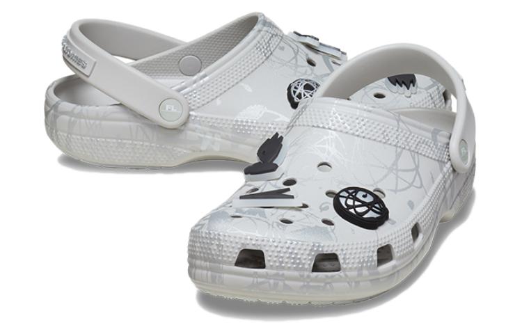 Сандалии Crocs x Futura Laboratories Classic Clog 'Pearl White', белый — фото 4