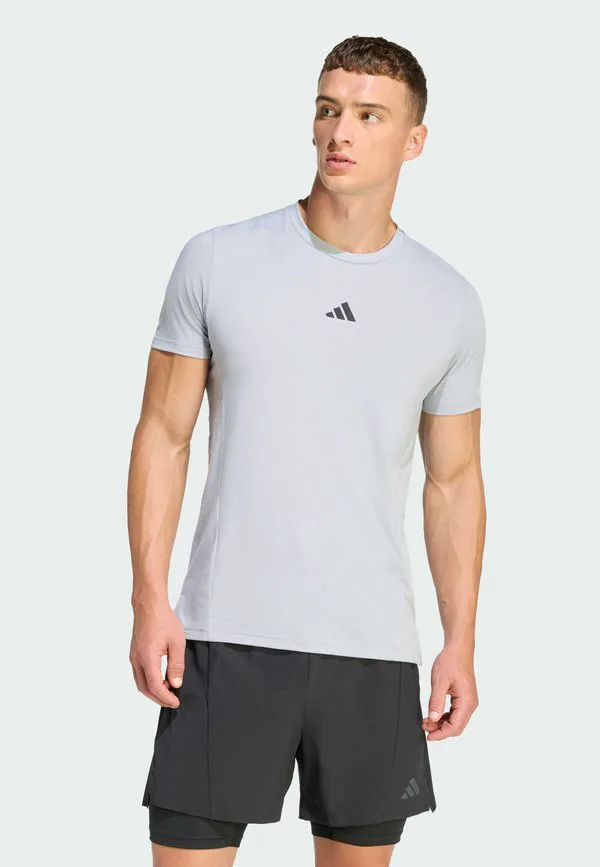 Спортивная футболка для тренировок d4t Adidas Performance, Halo Silver