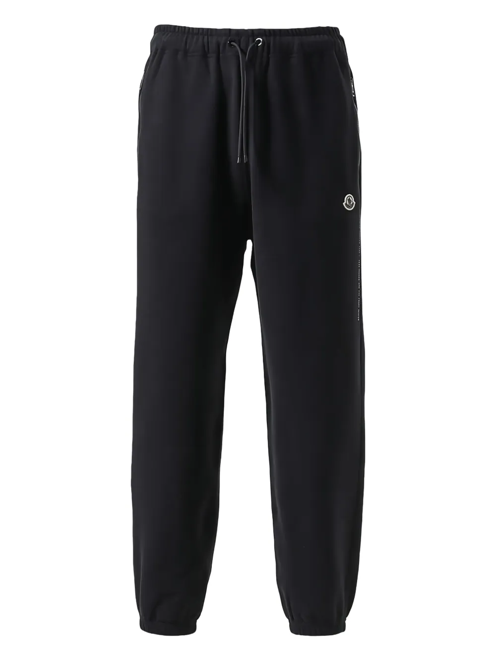

Брюки с кулиской и логотипом Moncler, черный