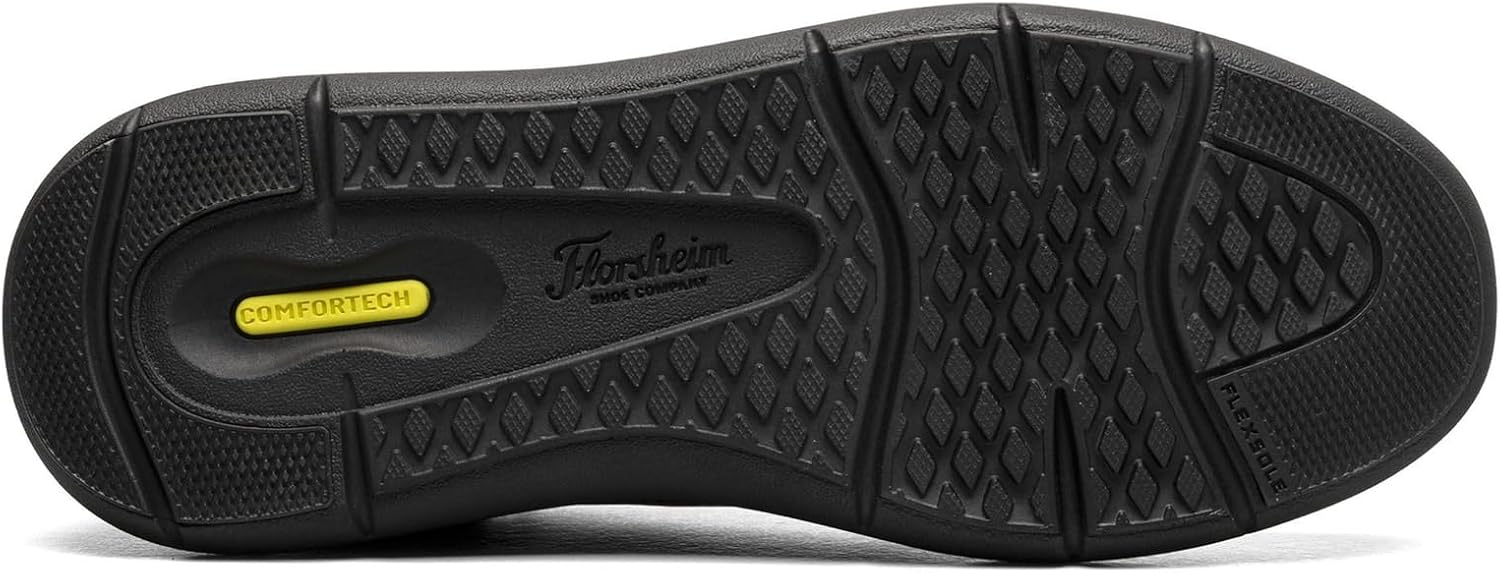 Мужские слипоны Florsheim Fleet с простым носком, черный — фото 3