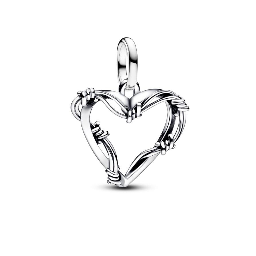 

Шарм Wire Heart Medallion Pandora, стерлинговое серебро