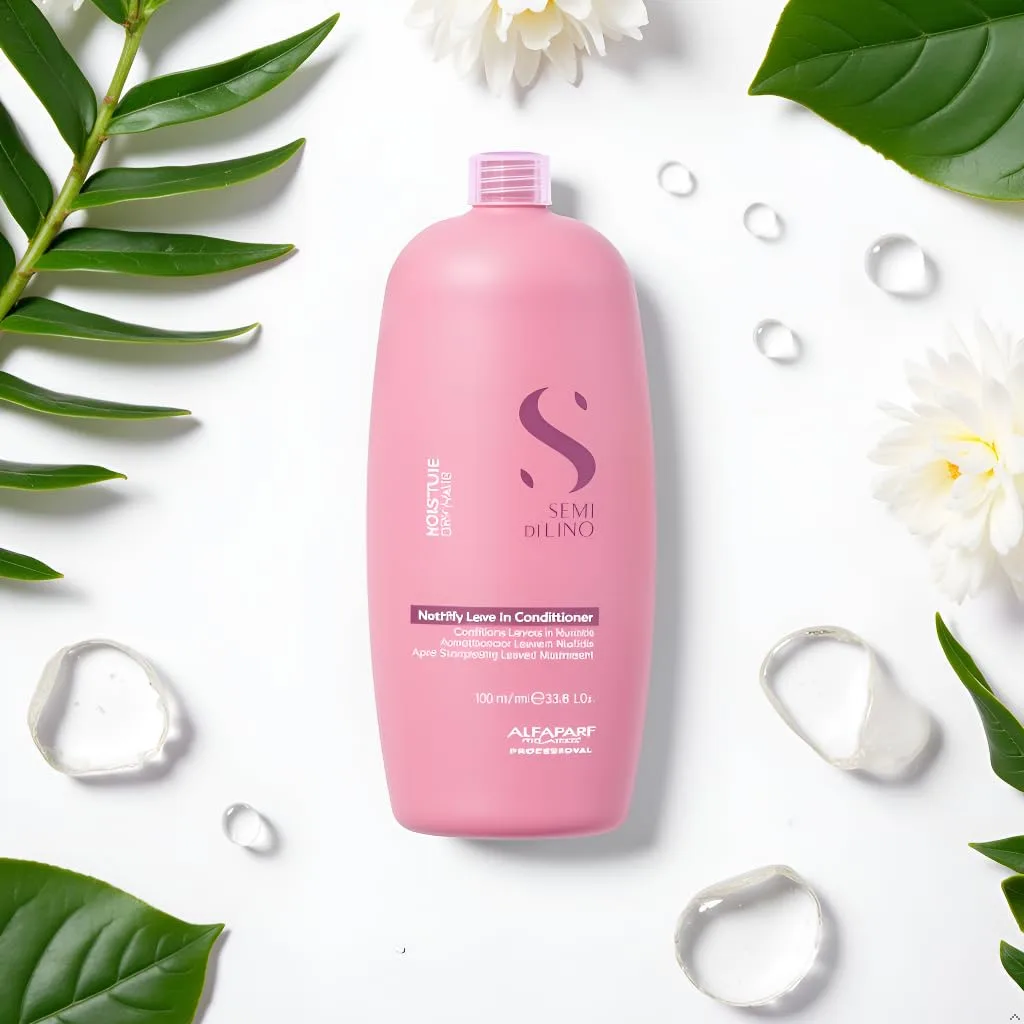Alfaparf Milano Semi Di Lino Moisture Nutritive Leave-in кондиционер для сухих волос без сульфатов 1000 мл (.) — фото 3