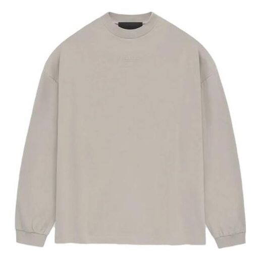 

Футболка fw23 long sleeve tee 'silver cloud' Fear Of God Essentials, серый