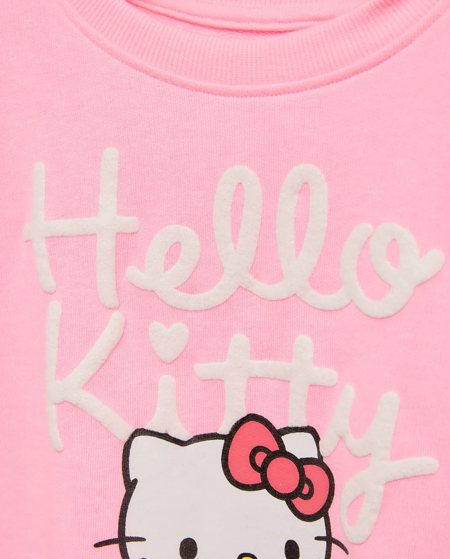 Девочковая толстовка с позиционным принтом Hello Kitty Kids El Corte Inglés, розовый — фото 2