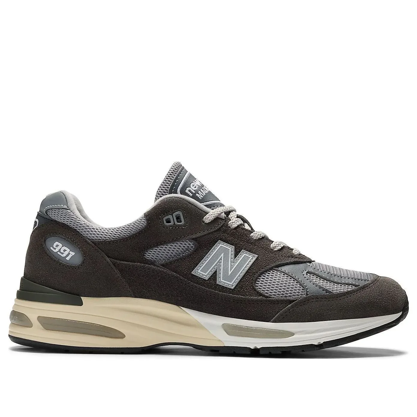 Кроссовки New Balance 991v2 Made in UK 'Cast Iron Gray Alloys', серый — фото 2
