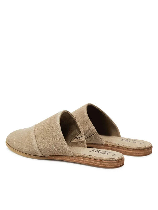 Женские туфли-мюли TOMS Jade, размер 8, замшевые, с острым носком, без застежек, FZP055 (Dune,8), коричневый — фото 4