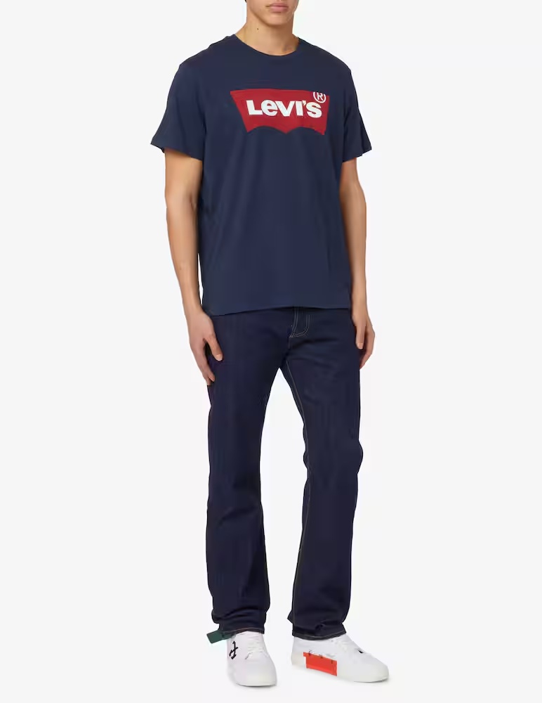 Футболка с круглым вырезом и логотипом Housemark Levi's, цвет Graphic Blue — фото 2