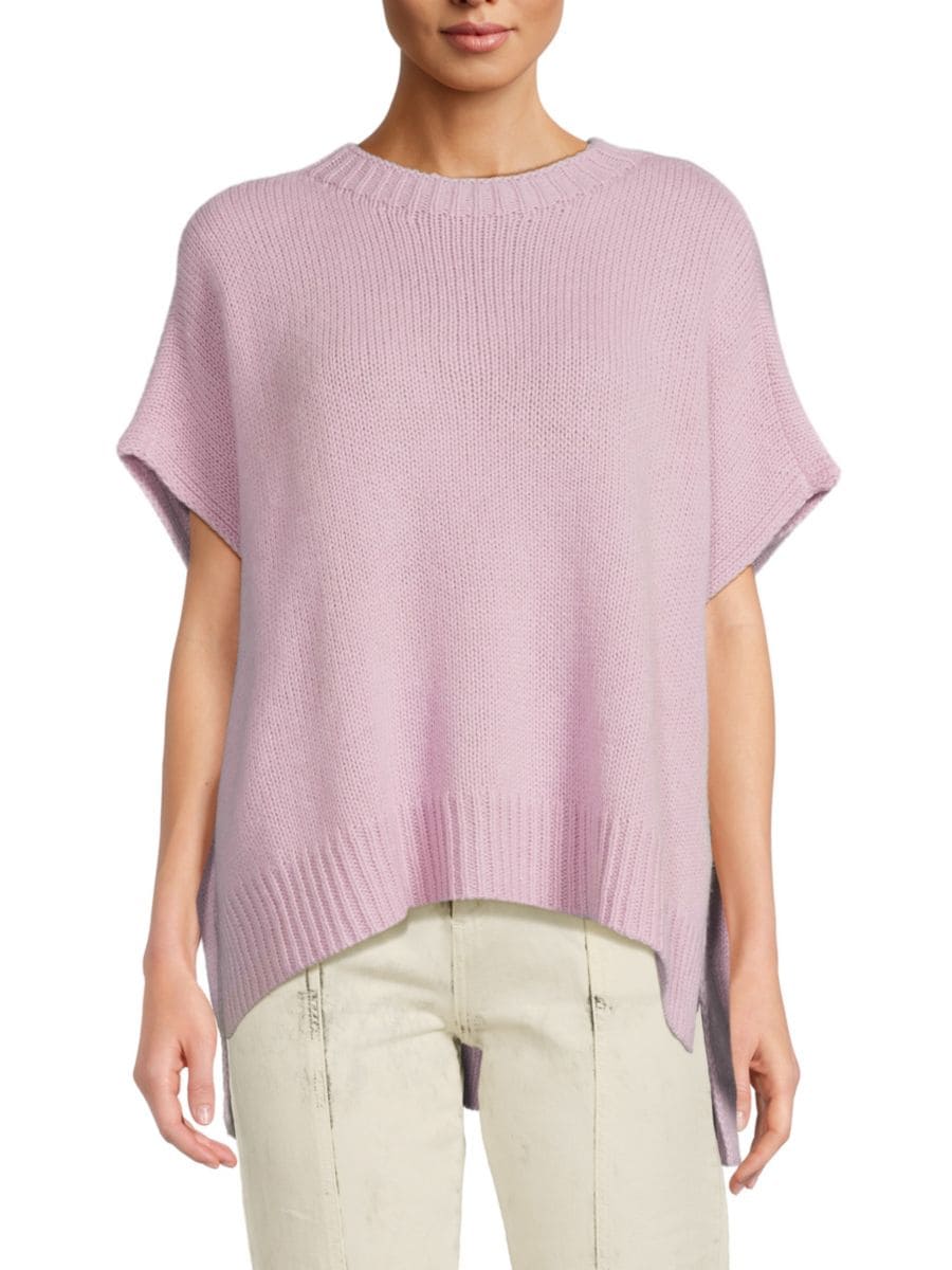 

Свободный вязаный свитер из альпаки Stella McCartney, цвет Lilac