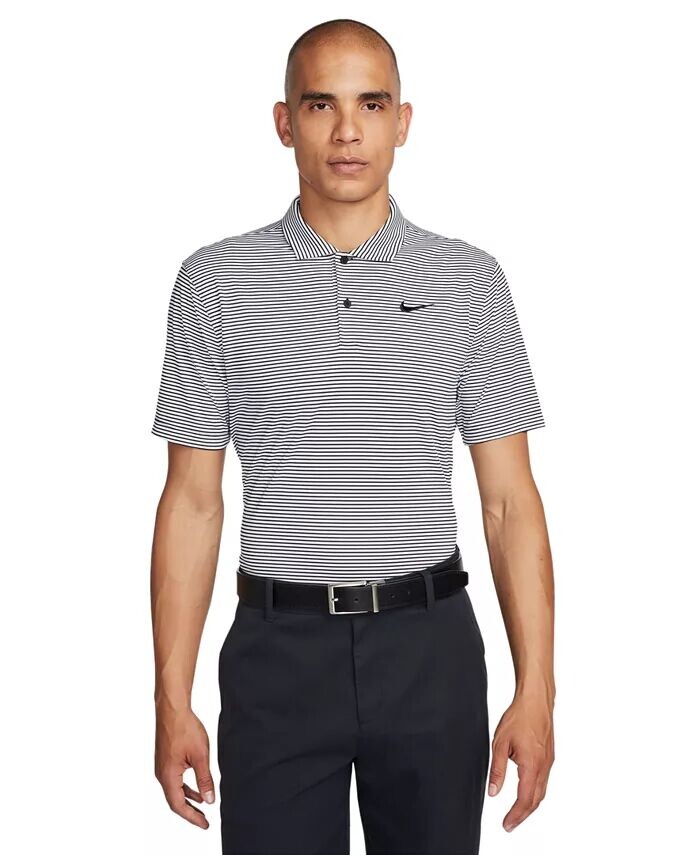 

Мужская свободная рубашка-поло для гольфа Core Dri-FIT с коротким рукавом Nike, белый