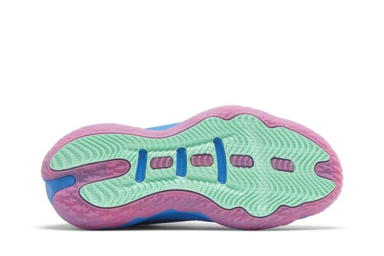 Кроссовки Adidas Dame 8 J, синий — фото 4