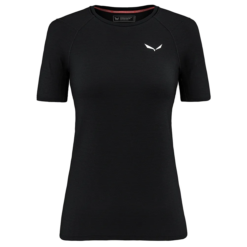 

Футболка Salewa Cristallo Warm, черный