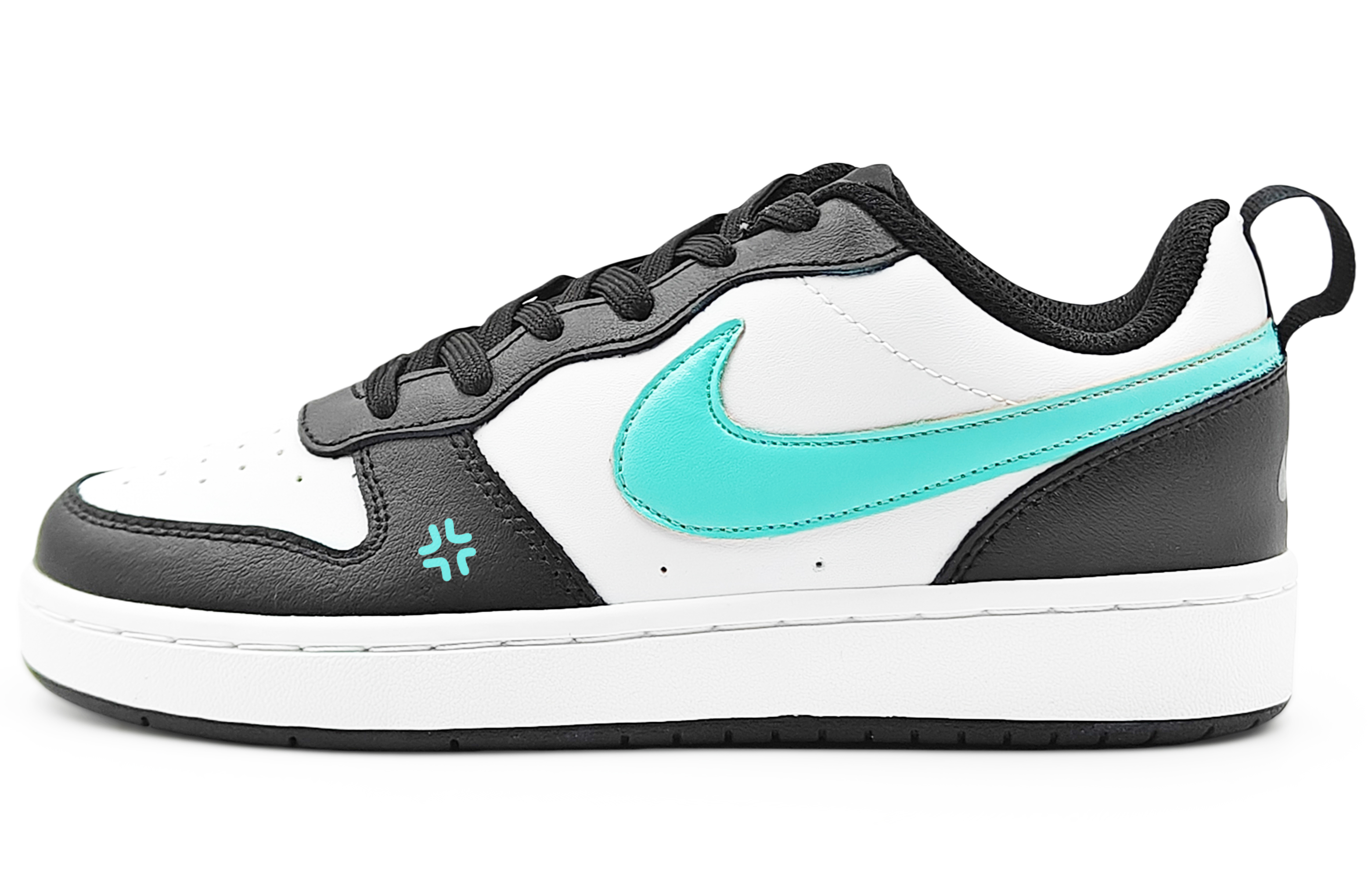 

Детские кроссовки для скейтбординга Court Borough Low 2 Low Top для подростков Nike, черный