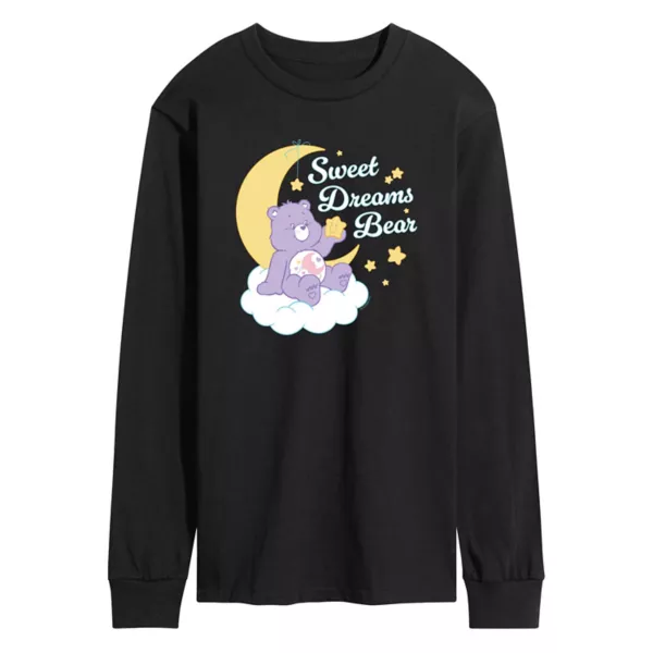 

Мужская футболка Care Bears Sweet Dreams с длинным рукавом Licensed Character, черный