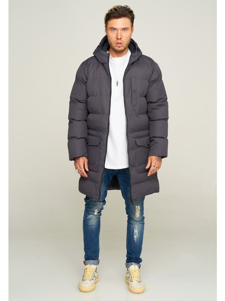 

Пальто behype PUFFER PARKA, серый