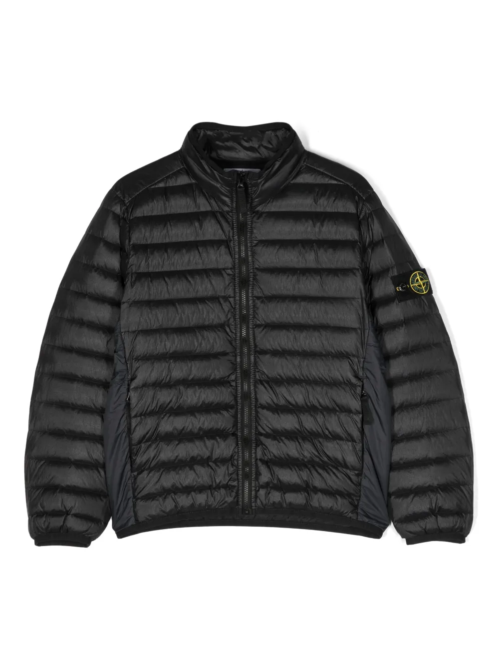 

Пуховик с нашивкой Compass Stone Island Junior, черный