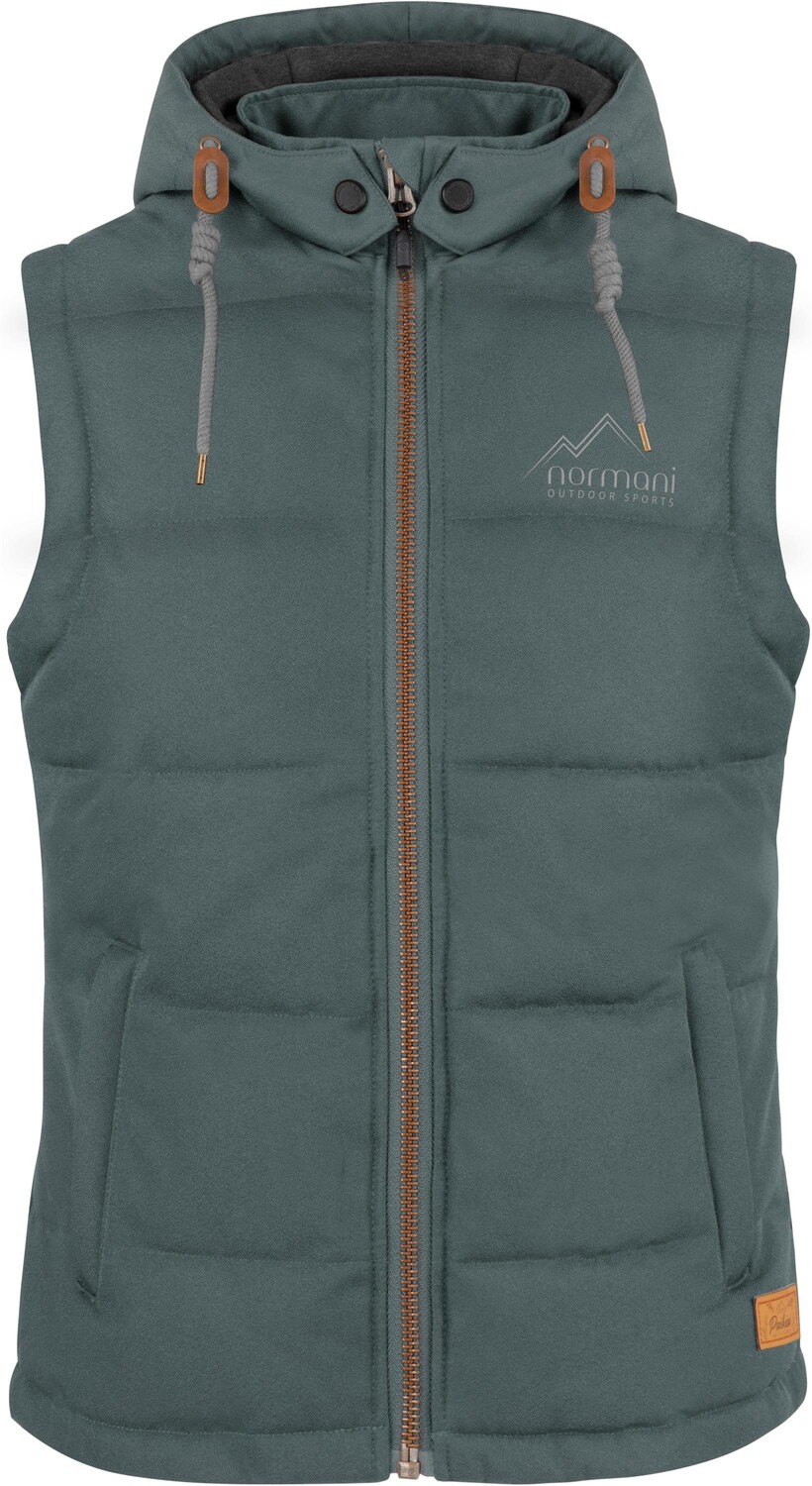 

Утепленный жилет Normani Outdoor Sports Damen Winter-Steppweste Paihia, серый