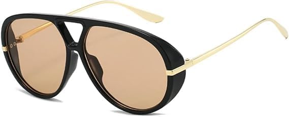 

Солнцезащитные очки для мужчин и женщин - защита UV400 - увеличенный размер с двойной перемычкой, конфетный цвет, для занятий спортом на открытом воздухе и вождения QWBSER, 3