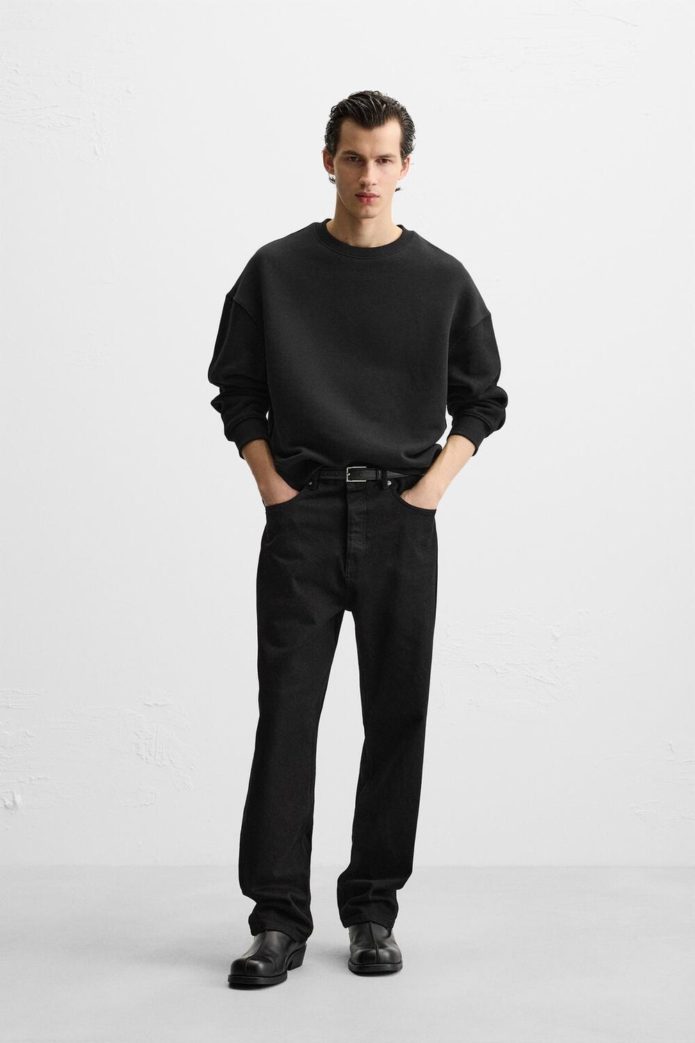 

Толстовка с нашивкой бандана ZARA, черный